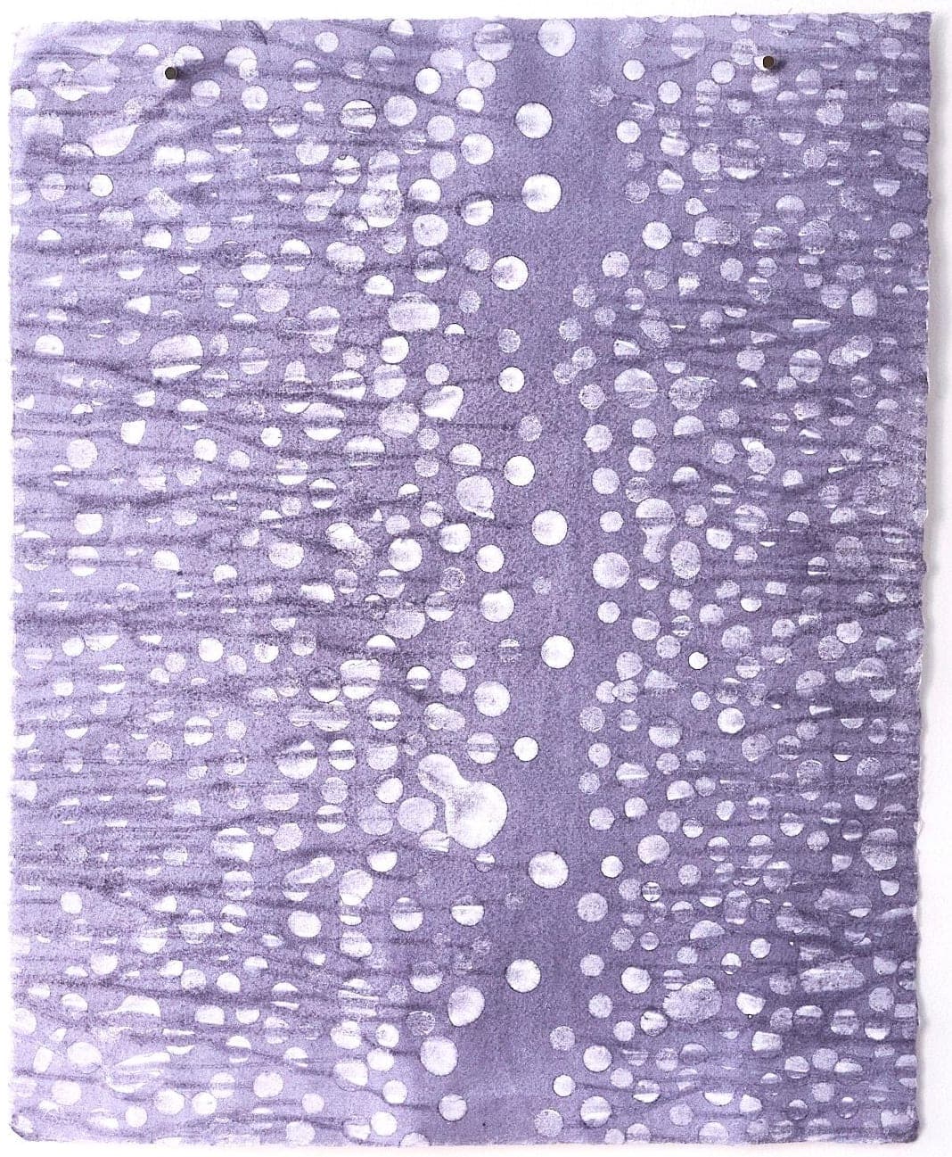 Untitled No. 29 — Monotype, artwork on paper, lavender, by Selin Salci